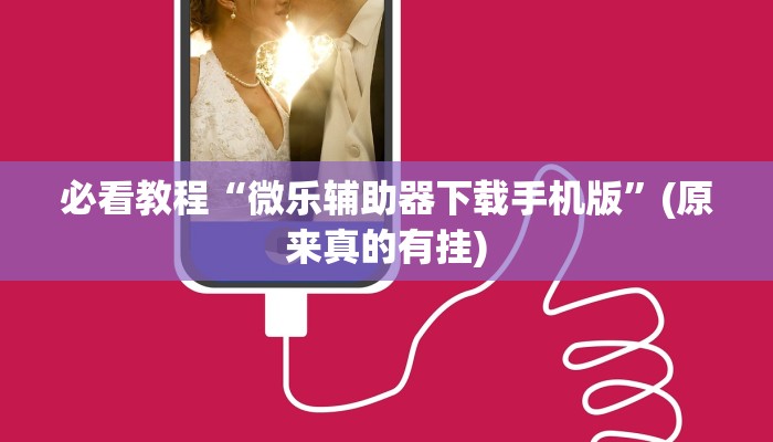 必看教程“微乐辅助器下载手机版”(原来真的有挂)