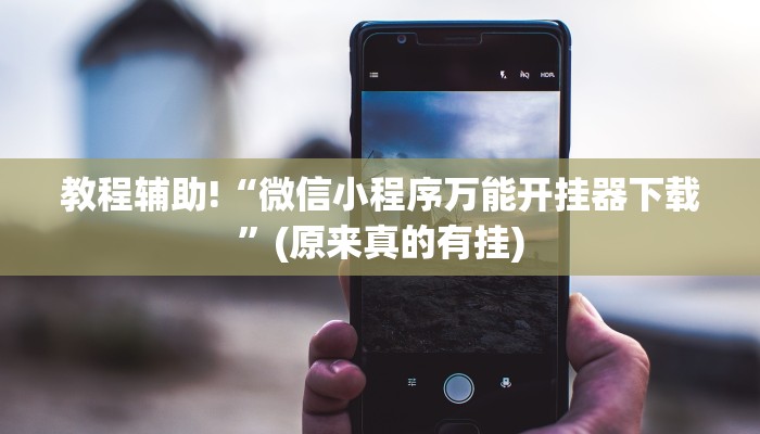 教程辅助!“微信小程序万能开挂器下载”(原来真的有挂)