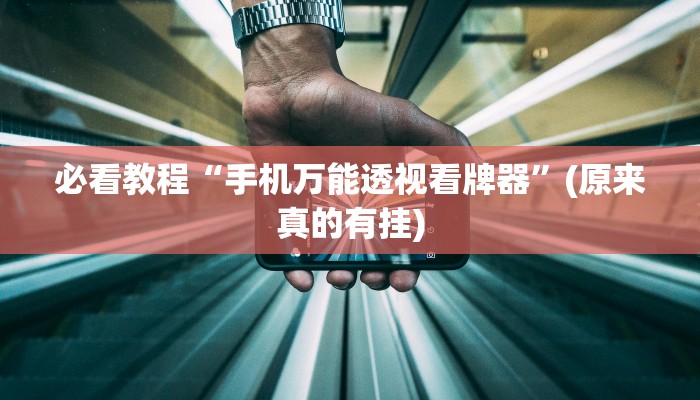 必看教程“手机万能透视看牌器”(原来真的有挂)