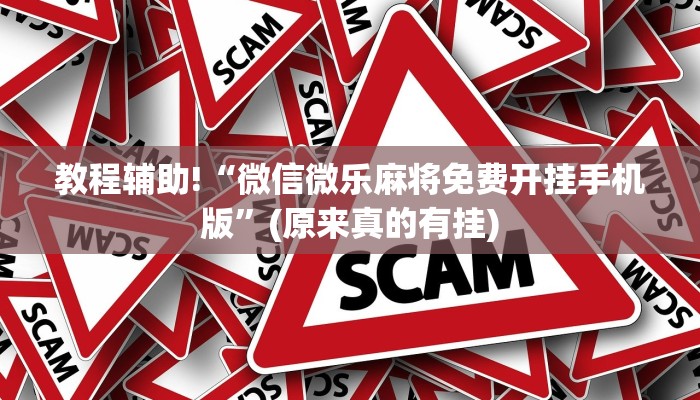 教程辅助!“微信微乐麻将免费开挂手机版”(原来真的有挂)