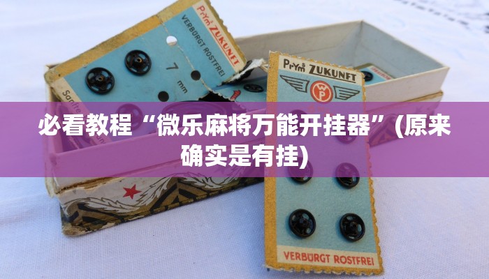 必看教程“微乐麻将万能开挂器”(原来确实是有挂)