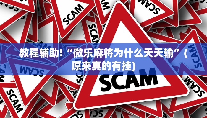 教程辅助!“微乐麻将为什么天天输”(原来真的有挂)