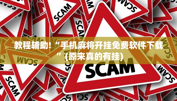 教程辅助!“手机麻将开挂免费软件下载 ”(原来真的有挂)