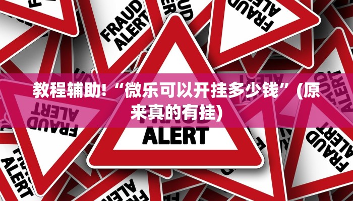 教程辅助!“微乐可以开挂多少钱”(原来真的有挂)