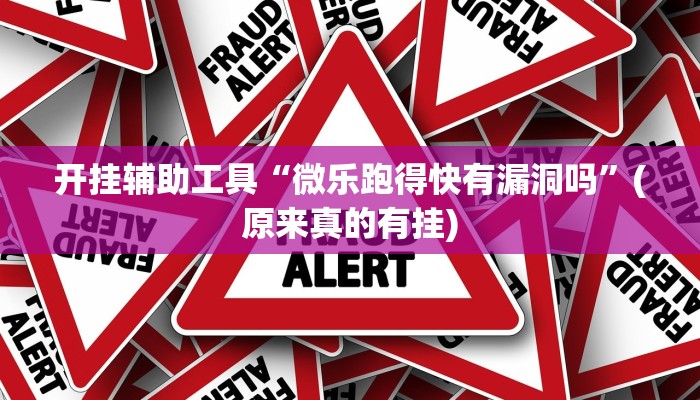 开挂辅助工具“微乐跑得快有漏洞吗”(原来真的有挂)