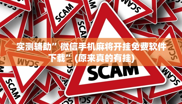 实测辅助”微信手机麻将开挂免费软件下载”(原来真的有挂)