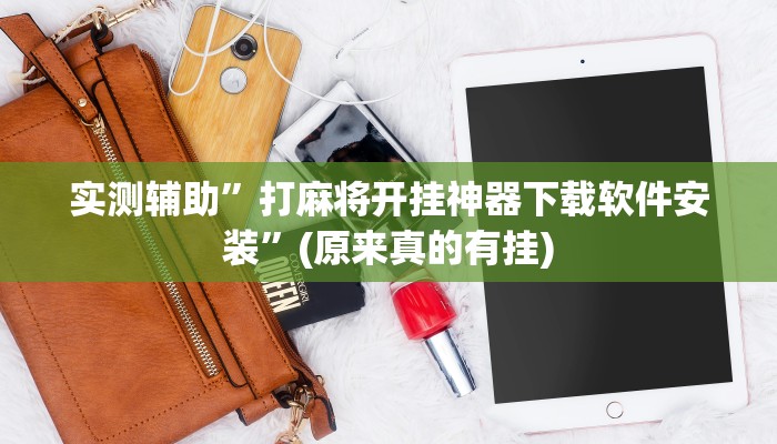实测辅助”打麻将开挂神器下载软件安装”(原来真的有挂)