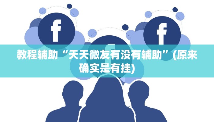 教程辅助“天天微友有没有辅助”(原来确实是有挂)