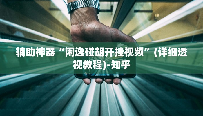 辅助神器“闲逸碰胡开挂视频”(详细透视教程)-知乎
