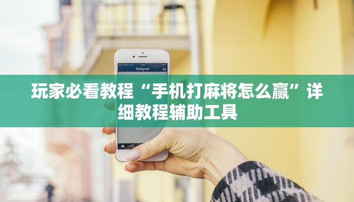 玩家必看教程“手机打麻将怎么赢”详细教程辅助工具