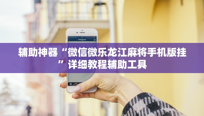 辅助神器“微信微乐龙江麻将手机版挂”详细教程辅助工具
