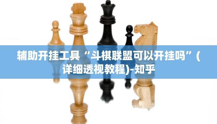 辅助开挂工具“斗棋联盟可以开挂吗”(详细透视教程)-知乎