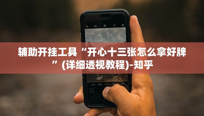 辅助开挂工具“开心十三张怎么拿好牌”(详细透视教程)-知乎