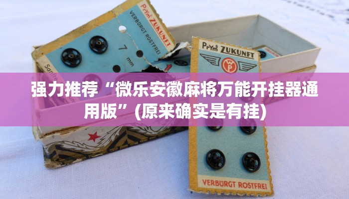 强力推荐“微乐安徽麻将万能开挂器通用版”(原来确实是有挂)