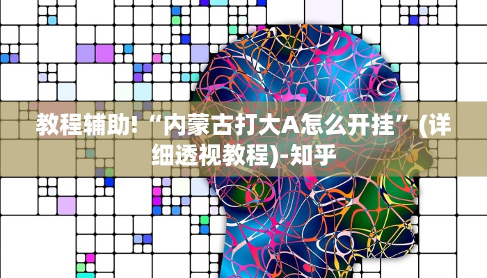 教程辅助!“内蒙古打大A怎么开挂”(详细透视教程)-知乎