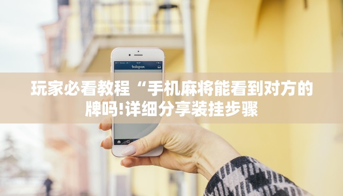 玩家必看教程“手机麻将能看到对方的牌吗!详细分享装挂步骤