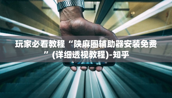 玩家必看教程“陕麻圈辅助器安装免费”(详细透视教程)-知乎