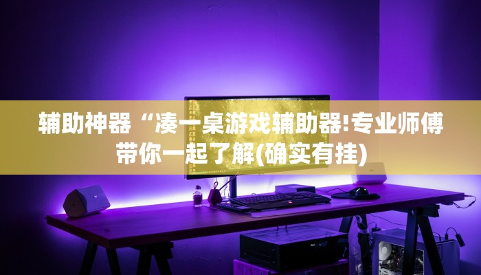 辅助神器“凑一桌游戏辅助器!专业师傅带你一起了解(确实有挂)