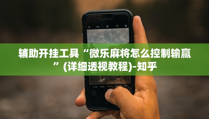 辅助开挂工具“微乐麻将怎么控制输赢”(详细透视教程)-知乎