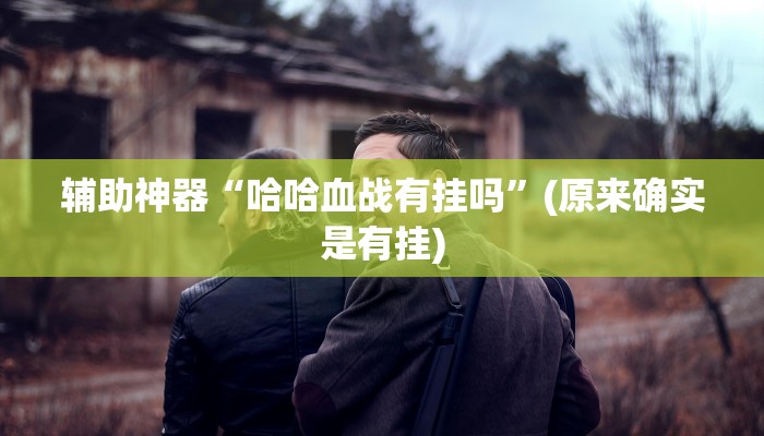 辅助神器“哈哈血战有挂吗”(原来确实是有挂)