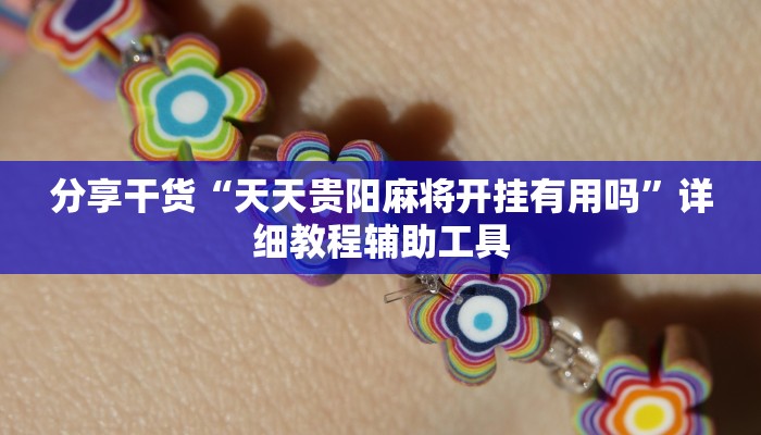 分享干货“天天贵阳麻将开挂有用吗”详细教程辅助工具