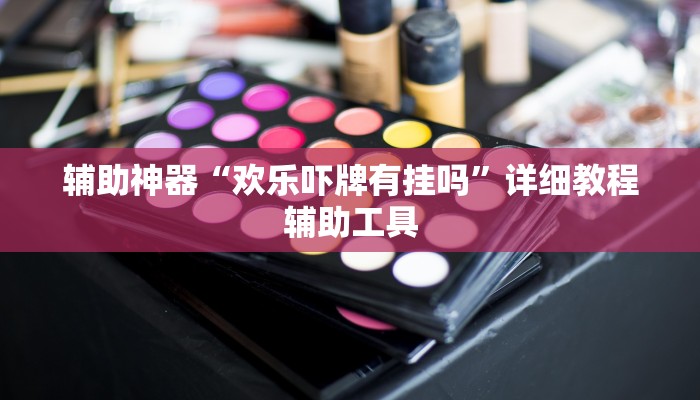 辅助神器“欢乐吓牌有挂吗”详细教程辅助工具