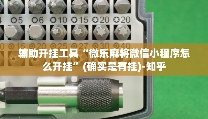 辅助开挂工具“微乐麻将微信小程序怎么开挂”(确实是有挂)-知乎