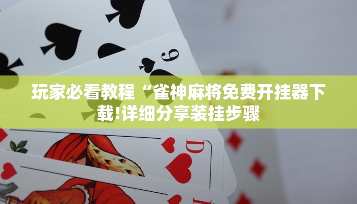 玩家必看教程“雀神麻将免费开挂器下载!详细分享装挂步骤